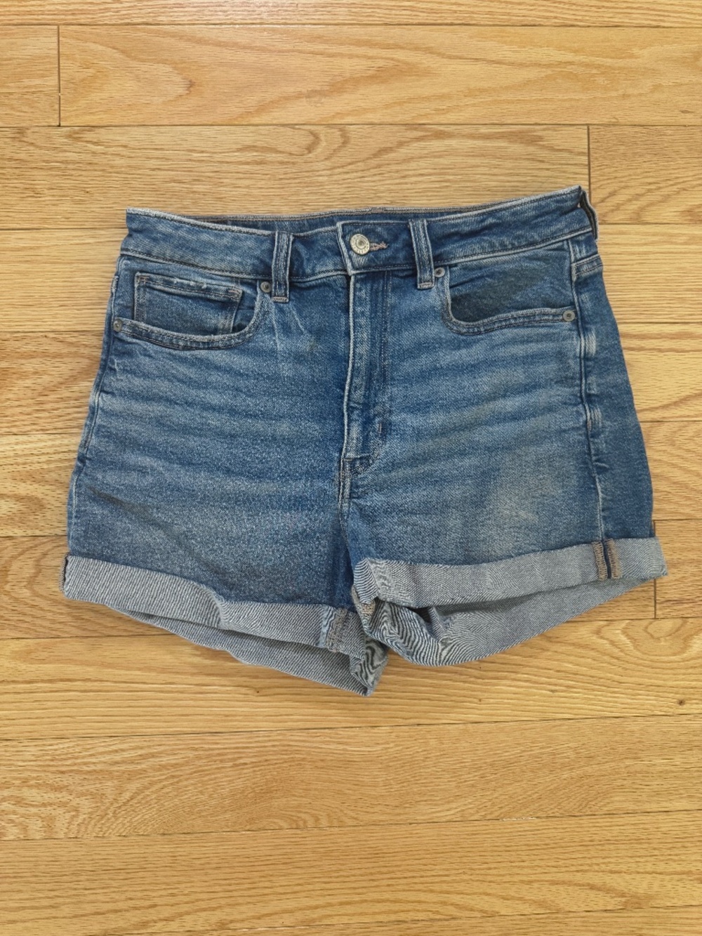 American Eagle High Waisted Mom Shorts